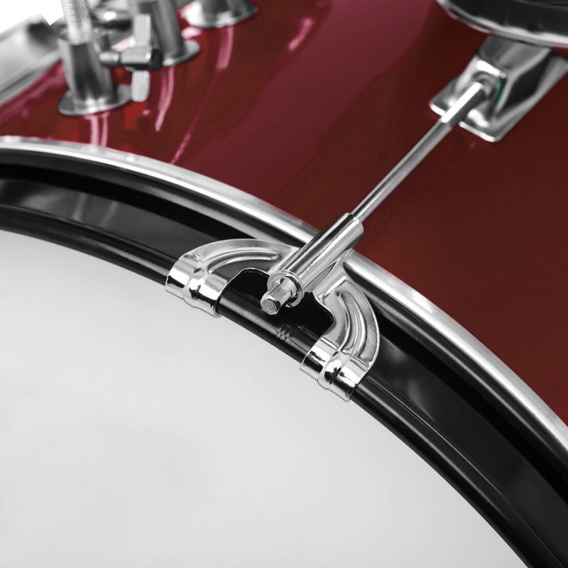 KERA ZPD-3 RED CZERWONA PERKUSJA AKUSTYCZNA ZESTAW PERKUSYJNY DLA DZIECI