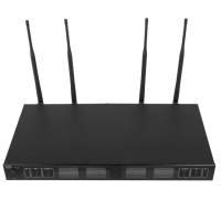DNA RV-8 ZESTAW BEZPRZEWODOWY 8X BATERYJNY MIKROFON DORĘCZNY ODBIORNIK UHF 610-690 MHZ 8X40 KANAŁÓW