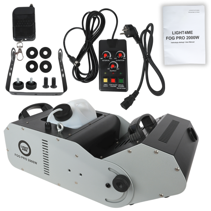 LIGHT4ME FOG PRO 2000W GENERATOR WYTWORNICA DYMU