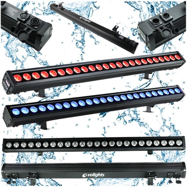 EVOLIGHTS GLAZE BAR 24x4W RGBW IP65 listwa oświetl