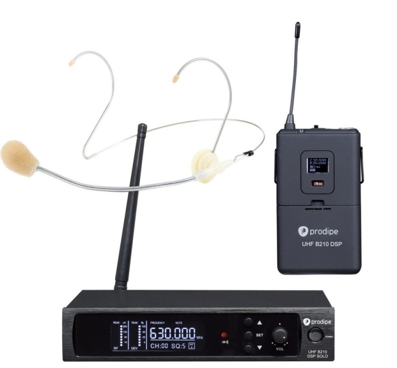 PRODIPE B210 SOLO DSP UHF NAGŁOWNY ZESTAW Z MIKROFONEM B-STOCK