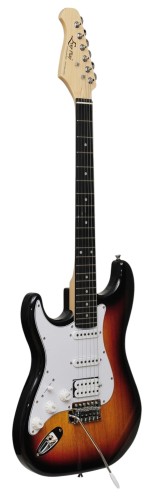 EVER PLAY ST-2 SB/WH LH GITARA ELEKTRYCZNA LEWORĘCZNA
