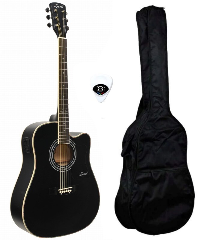 EVER PLAY AP-400CEQ BK MATT GITARA ELEKTROAKUSTYCZNA ZESTAW
