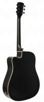 EVER PLAY AP-400CEQ BK MATT GITARA ELEKTROAKUSTYCZNA ZESTAW