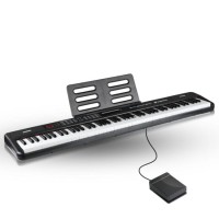 SUPRIMO 88035L PIANINO CYFROWE EDUKACYJNE 88 KLAWISZY PODŚWIETLANA KLAWIATURA