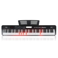 SUPRIMO 88035L PIANINO CYFROWE EDUKACYJNE 88 KLAWISZY PODŚWIETLANA KLAWIATURA