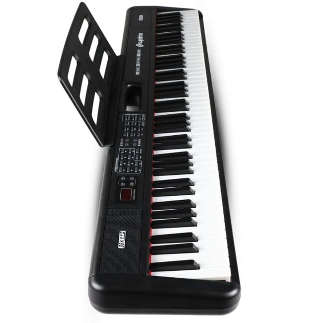 SUPRIMO 88035L PIANINO CYFROWE EDUKACYJNE 88 KLAWISZY PODŚWIETLANA KLAWIATURA