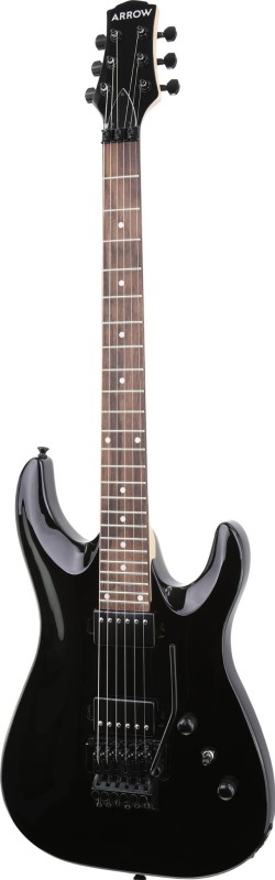 ARROW ANTIMYTH FR22 ABYSS BLACK ROSEWOOD CZARNA GITARA ELEKTRYCZNA FLOYD