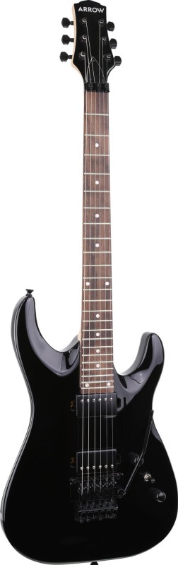 ARROW ANTIMYTH FR22 ABYSS BLACK ROSEWOOD CZARNA GITARA ELEKTRYCZNA FLOYD