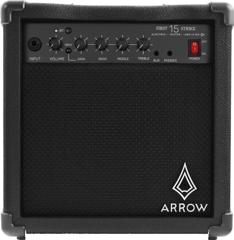 ARROW FIRST STRIKE 15W WZMACNIACZ GITAROWY COMBO DO GITARY BLUETOOTH