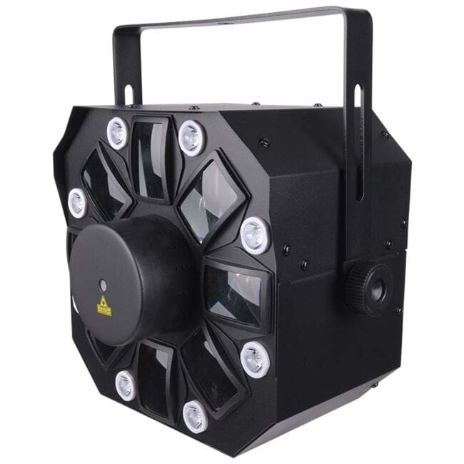LIGHT4ME OCTALED EFEKT ŚWIETLNY DISCO RGBWA FLOWER LASER STROBOSKOP