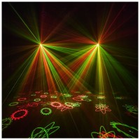 LIGHT4ME OCTALED EFEKT ŚWIETLNY DISCO RGBWA FLOWER LASER STROBOSKOP