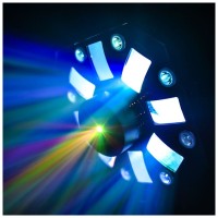 LIGHT4ME OCTALED EFEKT ŚWIETLNY DISCO RGBWA FLOWER LASER STROBOSKOP