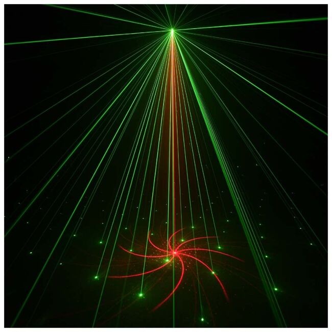 LIGHT4ME PARTY LIGHT 3 EFEKT LED OŚWIETLENIE DISCO LASER KULA
