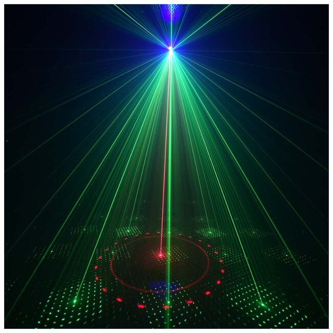 LIGHT4ME PARTY LIGHT 1 EFEKT LED OŚWIETLENIE DISCO LASER UV