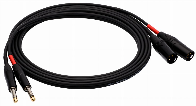 REDS AU5530BX KABEL AUDIO STANDARD 2 X XLR 2 X JACK MONO