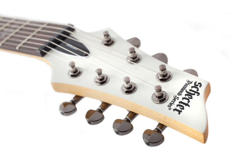 SCHECTER DEMON 7 VINTAGE WHITE