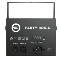 LIGHT4ME PARTY BOX-A EFEKT DYSKOTEKOWY MULTIEFEKT LED DMX 5w1 LASER STROBO KULA DISCO