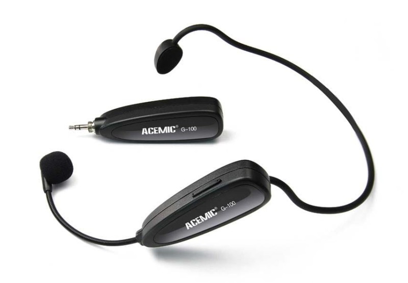 ACEMIC G-100 BEZPRZEWODOWY MIKROFON NAGŁOWNY DO KOMPUTERA JACK