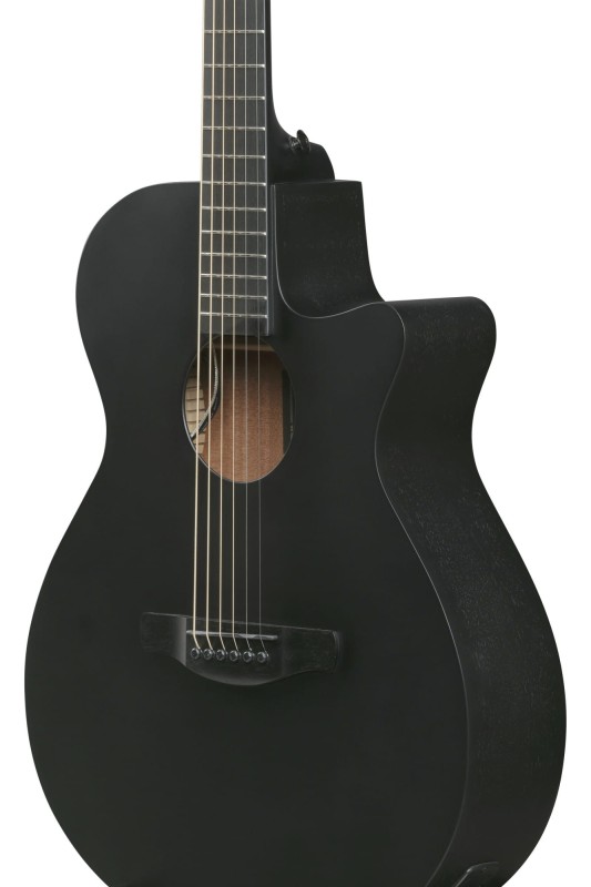 IBANEZ AEG621-BOT BLACK OUT CZARNA GITARA ELEKTROAKUSTYCZNA
