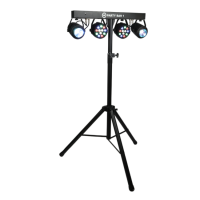 LIGHT4ME PARTY BAR 1 MULTIEFEKT ŚWIETLNY PAR FLOWER ZESTAW OŚWIETLENIOWY OŚWIETLENIE DYSKOTEKOWE