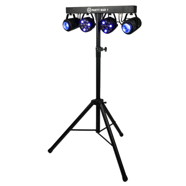 LIGHT4ME PARTY BAR 1 MULTIEFEKT ŚWIETLNY PAR FLOWER ZESTAW OŚWIETLENIOWY OŚWIETLENIE DYSKOTEKOWE