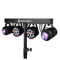 LIGHT4ME PARTY BAR 1 MULTIEFEKT ŚWIETLNY PAR FLOWER ZESTAW OŚWIETLENIOWY OŚWIETLENIE DYSKOTEKOWE