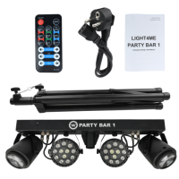 LIGHT4ME PARTY BAR 1 MULTIEFEKT ŚWIETLNY PAR FLOWER ZESTAW OŚWIETLENIOWY OŚWIETLENIE DYSKOTEKOWE