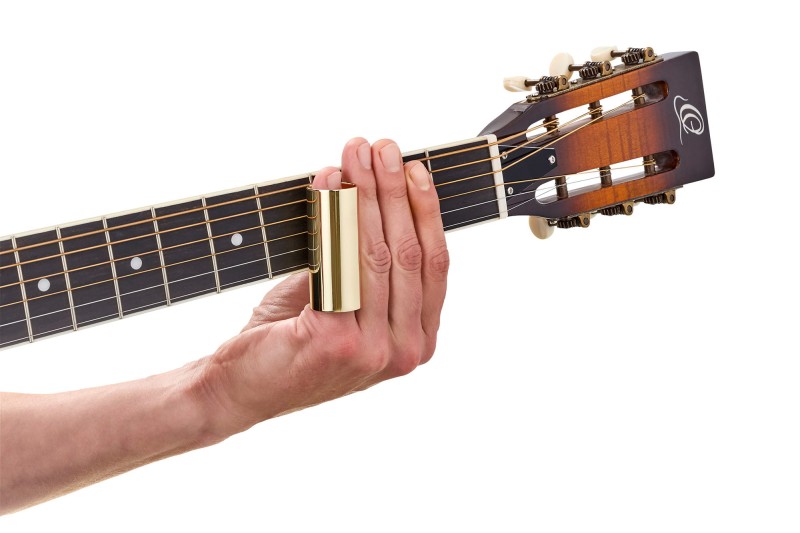 ORTEGA OBN60MGO SLIDE GITAROWY STALOWY 60mm ZŁOTY METALOWY