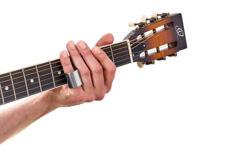 ORTEGA OBN28MSL SLIDE GITAROWY STALOWY 28mm SREBRNY METALOWY