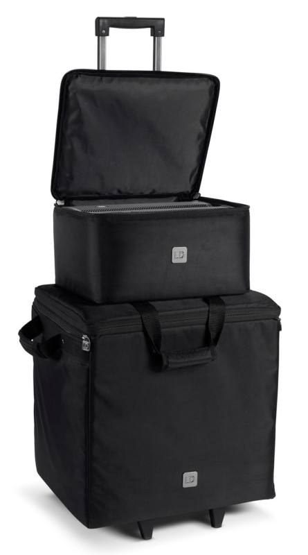 LD SYSTEMS DAVE 10 G4X BAG SET ZESTAW TRANSPORTOWY Z KÓŁKAMI I OSŁONAMI POKROWCE