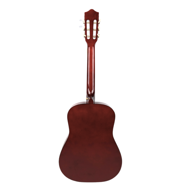 SUPRIMO CGS3 SB GITARA KLASYCZNA 4/4 SUNBURST DO NAUKI DLA POCZĄTKUJĄCYCH TUNER KOSTKI PASEK STRUNY POKROWIEC AKORDY ZESTAW