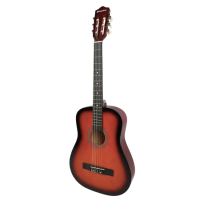 SUPRIMO CGS3 SB GITARA KLASYCZNA 4/4 SUNBURST DO NAUKI DLA POCZĄTKUJĄCYCH TUNER KOSTKI PASEK STRUNY POKROWIEC AKORDY ZESTAW
