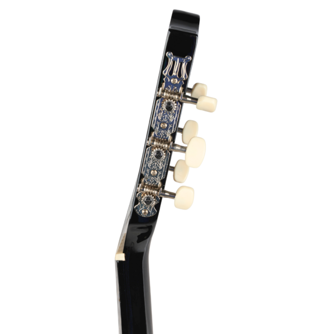 SUPRIMO CGS3 BK GITARA KLASYCZNA 4/4 CZARNA DO NAUKI DLA POCZĄTKUJĄCYCH TUNER KOSTKI PASEK STRUNY POKROWIEC AKORDY ZESTAW