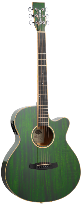 TANGLEWOOD TW4 CE FG GREEN GLOSS ZIELONA GITARA ELEKTROAKUSTYCZNA