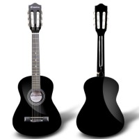 SUPRIMO JRC SET BK GITARA KLASYCZNA 1/4 CZARNA PASEK ZAPASOWE STRUNY POKROWIEC TUNER AKORDY ZESTAW
