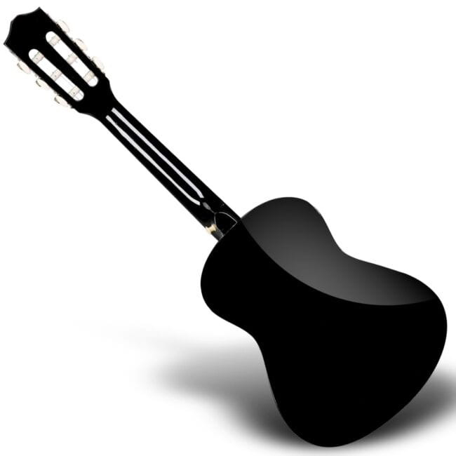 SUPRIMO JRC SET BK GITARA KLASYCZNA 1/4 CZARNA PASEK ZAPASOWE STRUNY POKROWIEC TUNER AKORDY ZESTAW