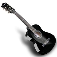 SUPRIMO JRC SET BK GITARA KLASYCZNA 1/4 CZARNA PASEK ZAPASOWE STRUNY POKROWIEC TUNER AKORDY ZESTAW
