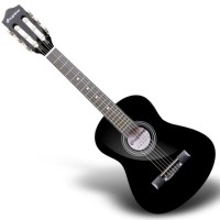SUPRIMO JRC SET BK GITARA KLASYCZNA 1/4 CZARNA PASEK ZAPASOWE STRUNY POKROWIEC TUNER AKORDY ZESTAW