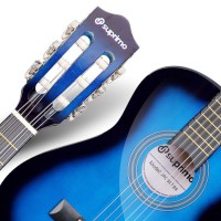 SUPRIMO JRC SET BB GITARA KLASYCZNA 1/4 BLUEBURST PASEK ZAPASOWE STRUNY POKROWIEC TUNER AKORDY ZESTAW