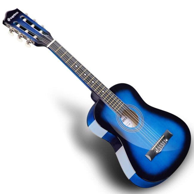 SUPRIMO JRC SET BB GITARA KLASYCZNA 1/4 BLUEBURST PASEK ZAPASOWE STRUNY POKROWIEC TUNER AKORDY ZESTAW