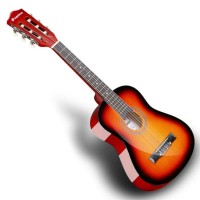 SUPRIMO JRC SET SB GITARA KLASYCZNA 1/4 SUNBURST PASEK ZAPASOWE STRUNY POKROWIEC TUNER AKORDY ZESTAW