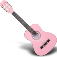 SUPRIMO JRC SET PK GITARA KLASYCZNA 1/4 RÓŻOWA PASEK ZAPASOWE STRUNY POKROWIEC TUNER AKORDY ZESTAW