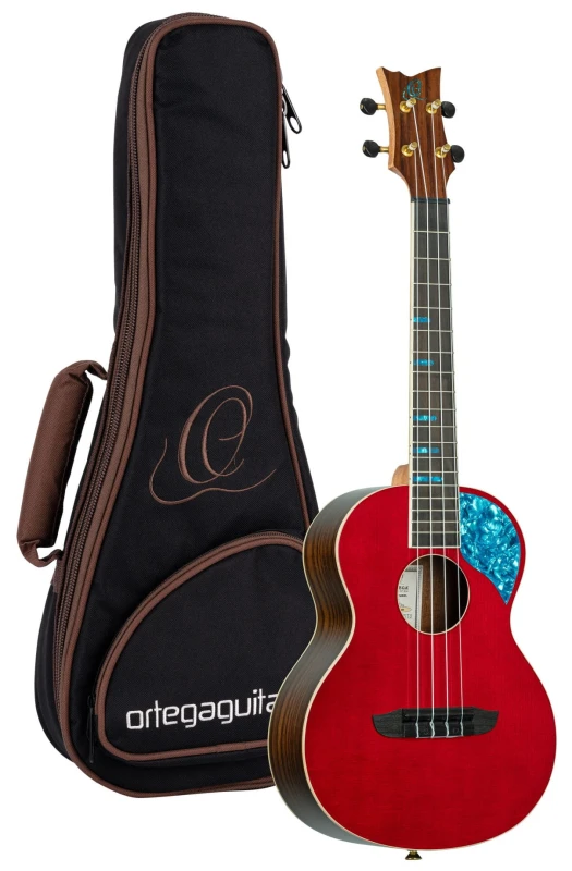 ORTEGA RUGH-SRT UKULELE TENOROWE CZERWONE POKROWIEC