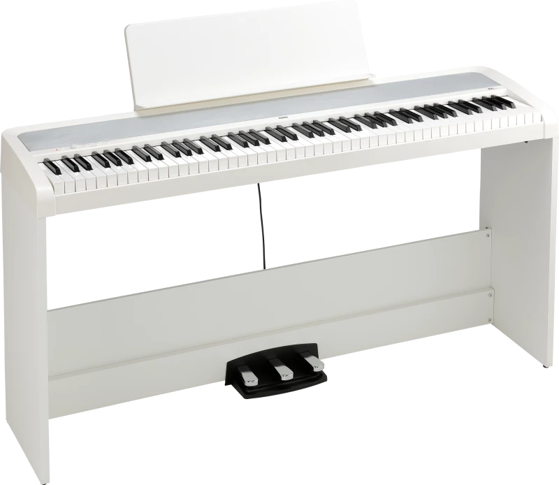 KORG B2+SP WH BIAŁE PIANINO CYFROWE Z NOGAMI ZESTAW