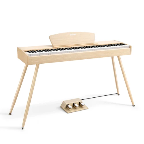 DONNER DDP-80 NATURAL WOOD PIANINO CYFROWE WAŻONA KLAWIATURA 88 KLAWISZY