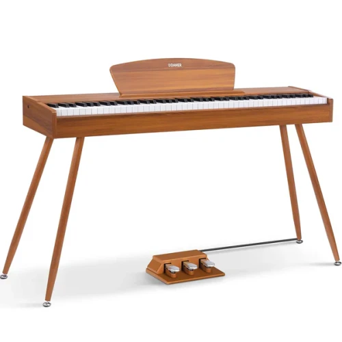 DONNER DDP-80 RETRO WOOD PIANINO CYFROWE WAŻONA KLAWIATURA 88 KLAWISZY