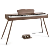 DONNER DDP-80 WALNUT WOOD PIANINO CYFROWE WAŻONA KLAWIATURA 88 KLAWISZY