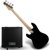 V-TONE PBB46 BK SET ZESTAW GITAROWY GITARA BASOWA CZARNA SET