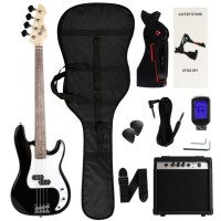 V-TONE PBB46 BK SET ZESTAW GITAROWY GITARA BASOWA CZARNA SET